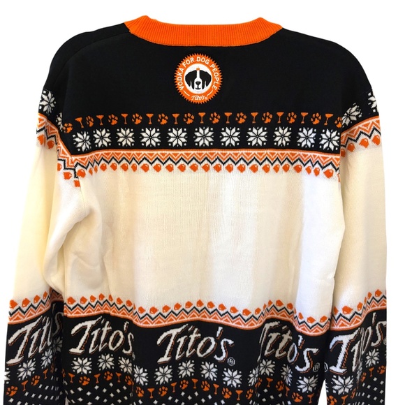 Tito’s Handmade Vodka Holiday Sweater “Let It Pour” Size Small UNISEX Christmas - Picture 9 of 15